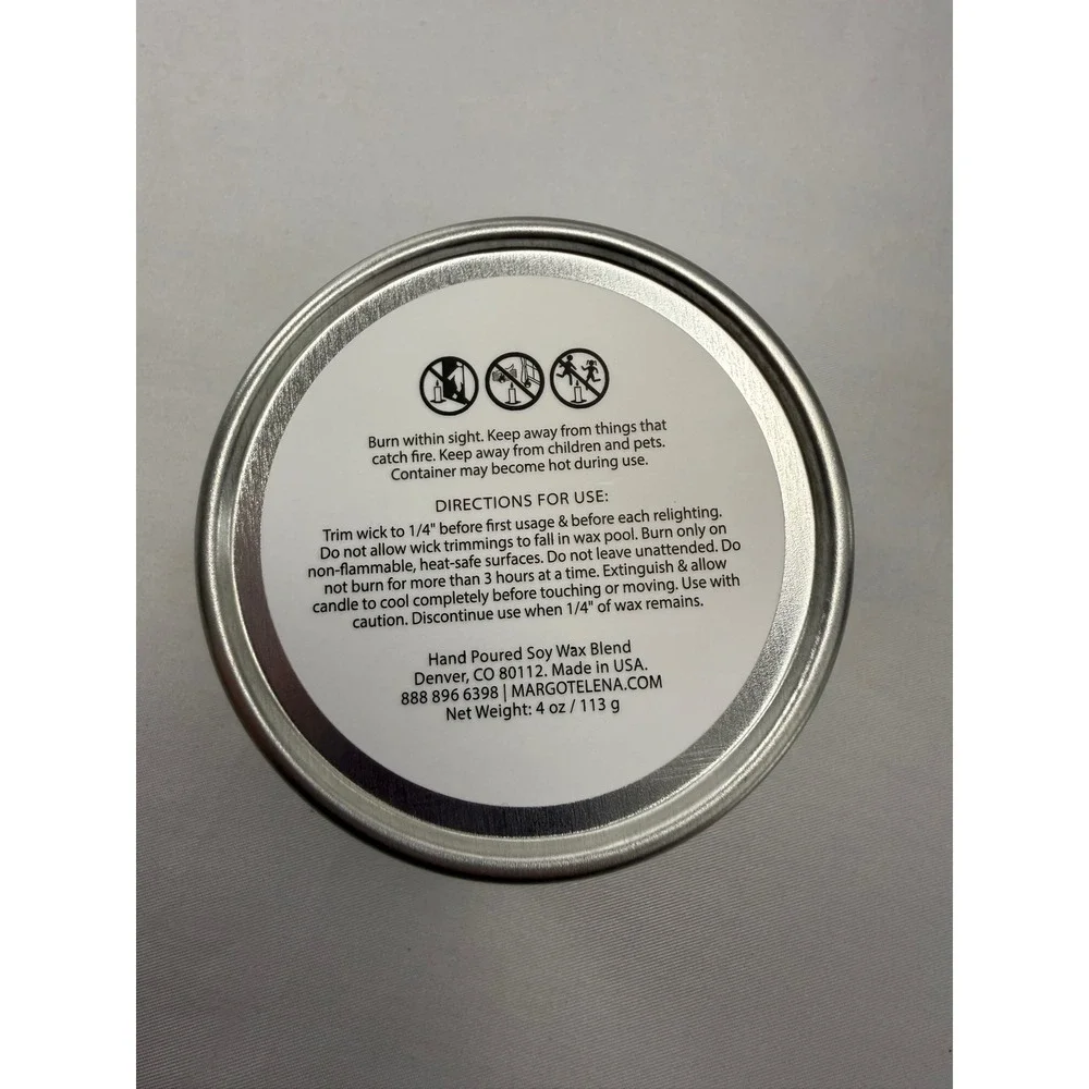 Library of Flowers Moonlight & Fireflies 4oz Soy Candle Clementine Honeysuckle
